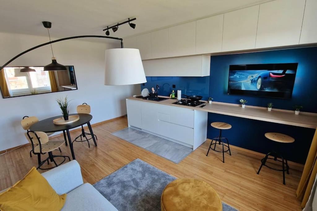 Midnight Blue Oasis - Center, Free Parking Zagreb Exterior foto